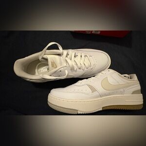 Nike Gamma Force Sneakers - White and Phantom-light bone